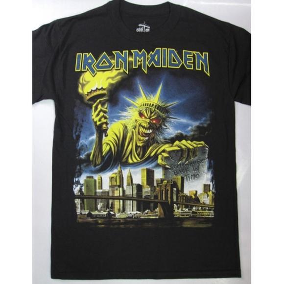 Iron Maiden Somewhere Back In Time-2 New Black T-Shirt - Picture 1 of 4